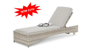 #3032 -🌞 Havana Luxury Sun Lounger – Comfort Meets Convenience